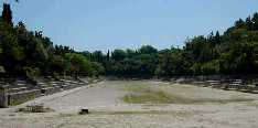 das Stadion der Akropolis von Rhodos